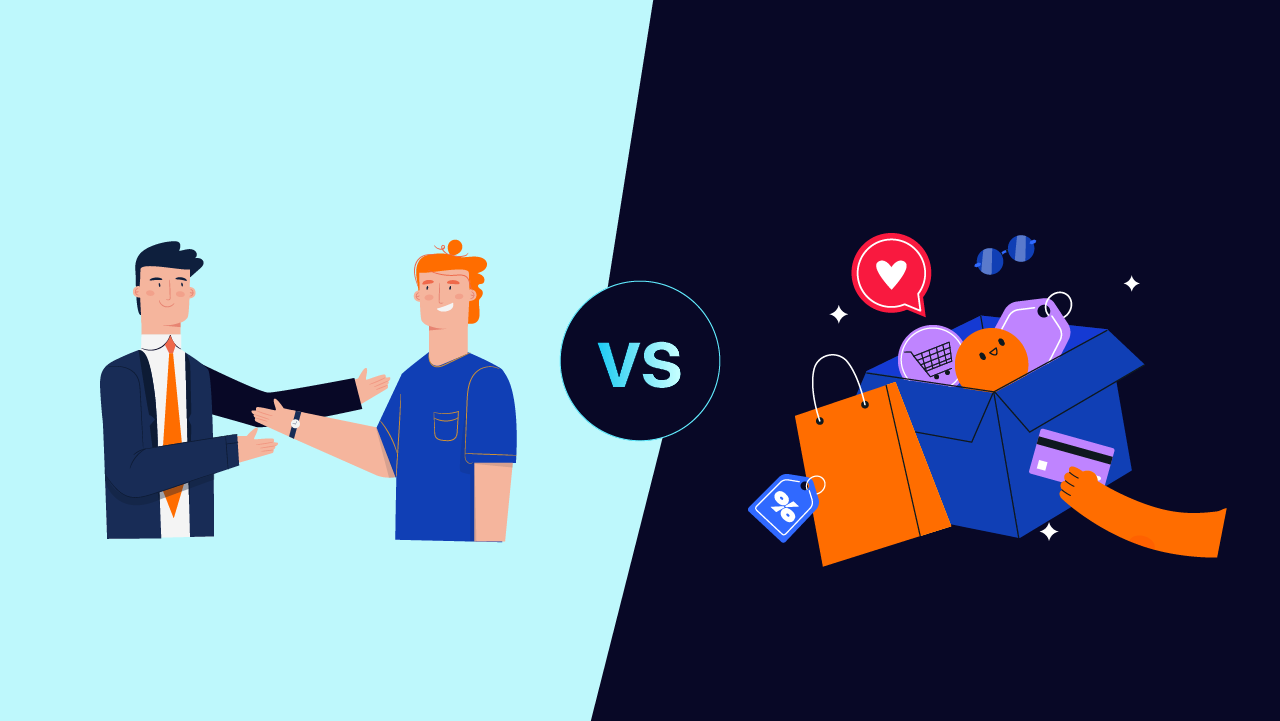 B2B và B2C là gì? Phân biệt sự khác nhau giữa mô hình B2B và B2C