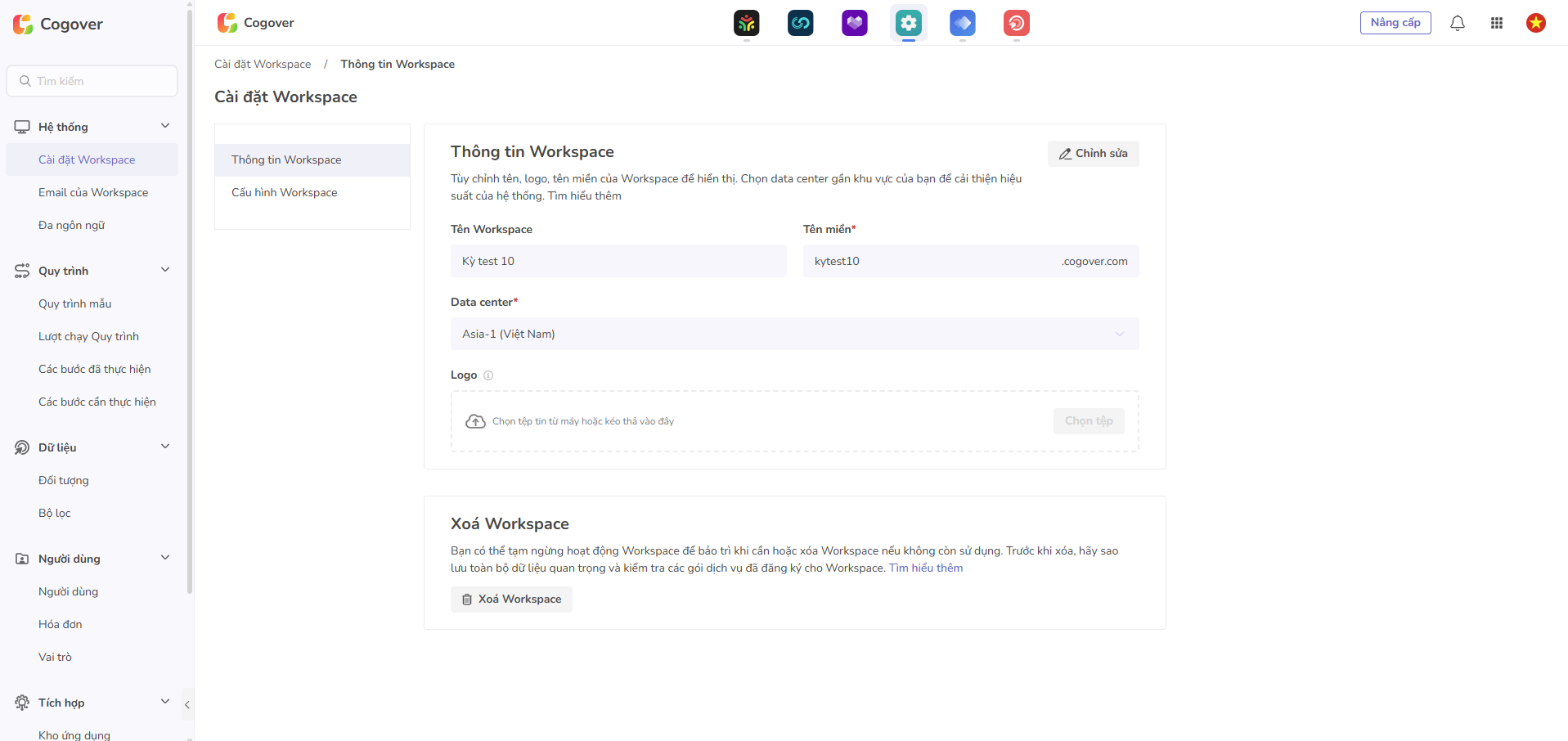 ứng dụng settings