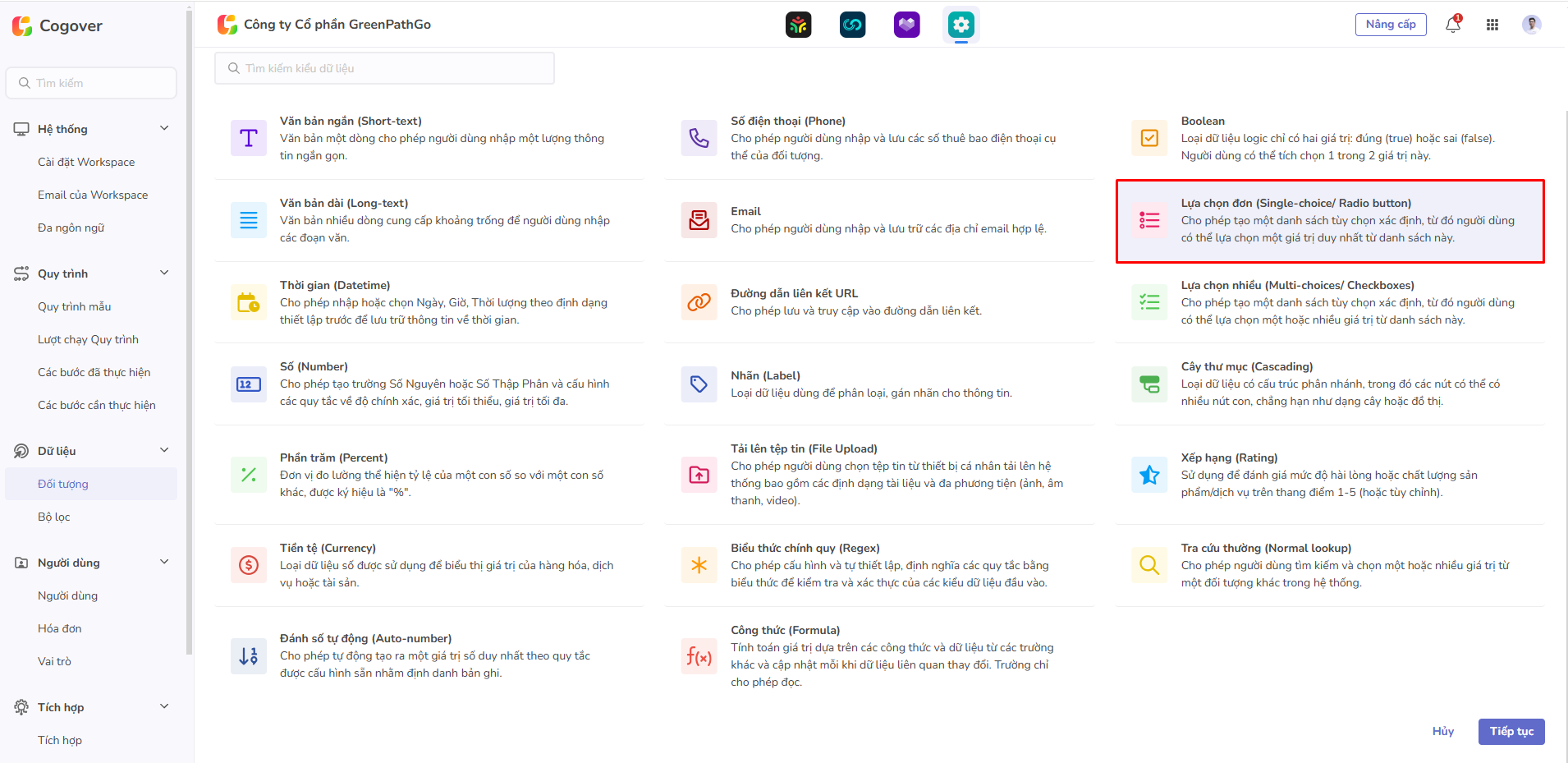 chọn lựa chợn đơn